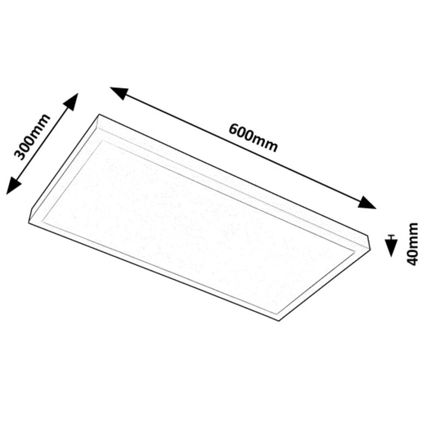 Rabalux - Panel LED fijo LED/24W/230V 4000K 60x30 cm