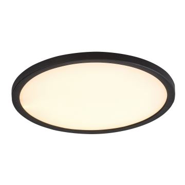 Rabalux - Plafón LED LED/36W/230V 3000/4000/6000K diá. 50 cm negro