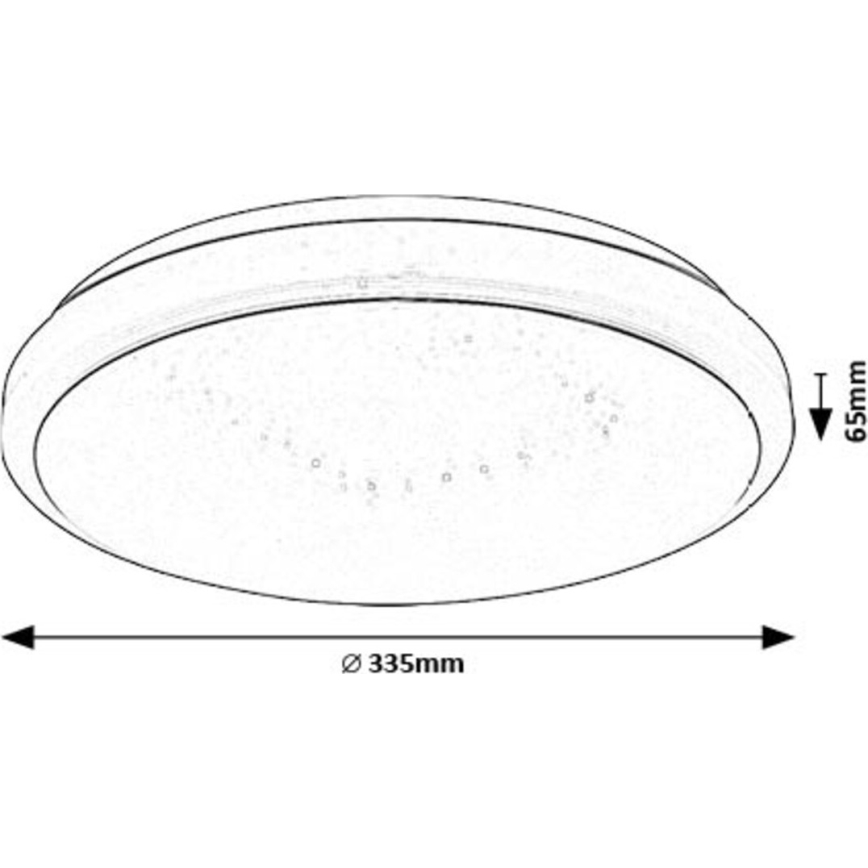 Rabalux - Plafón LED LED/18W/230V 3000K diá. 33 cm