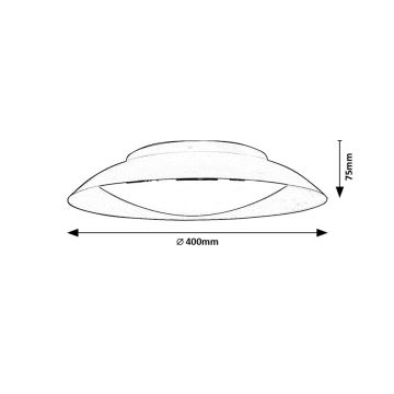 Rabalux - Plafón LED LED/24W/230V 3000K diá. 40 cm