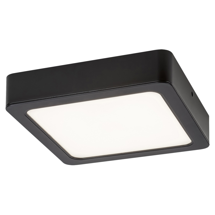 Rabalux - Plafón LED LED/7W/230V 4000K 12x12 cm negro