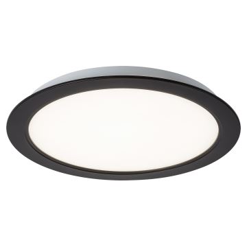 Rabalux - Lámpara empotrable LED LED/3W/230V diá. 9 cm negro