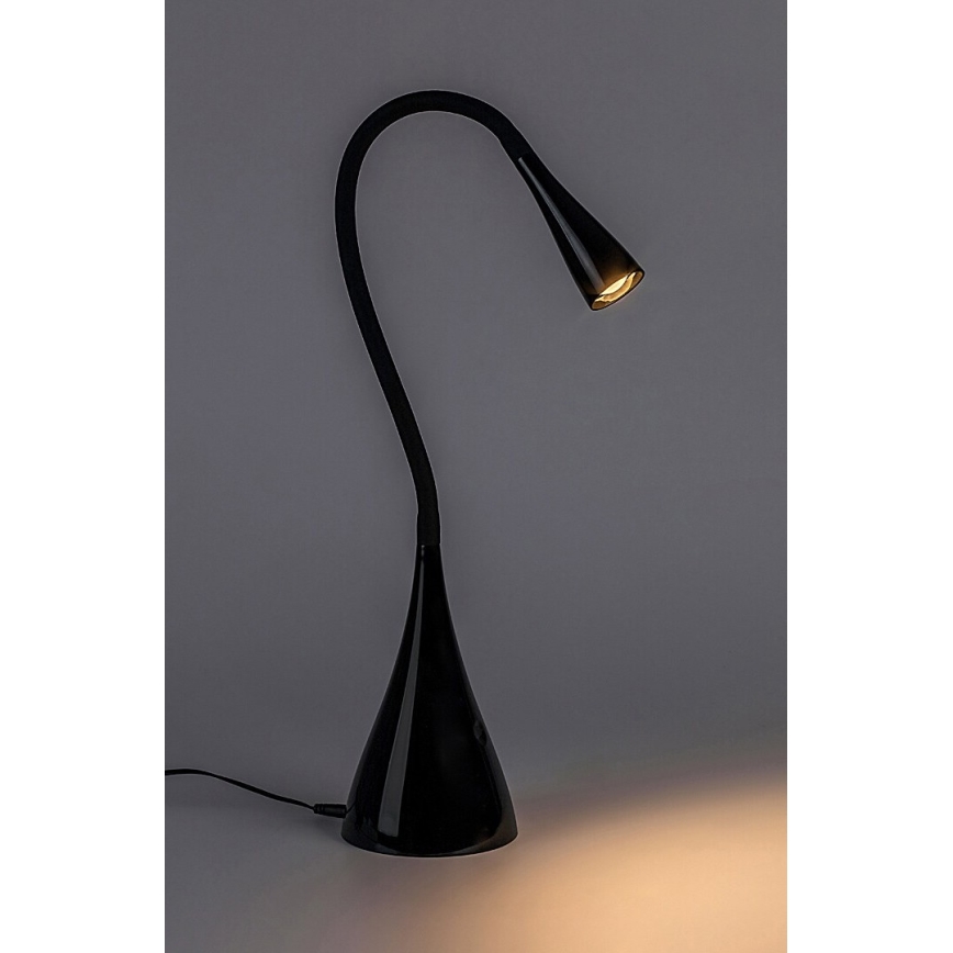 Rabalux - Lámpara de mesa regulable LED táctil LED/4W/230V 3000K negro