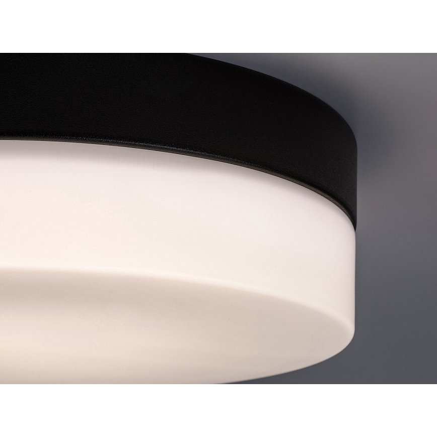 Rabalux - Plafón LED de baño LED/15W/230V IP44 4000K diá. 23 cm negro