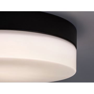 Rabalux - Plafón LED de baño LED/18W/230V IP44 4000K diá. 28 cm negro