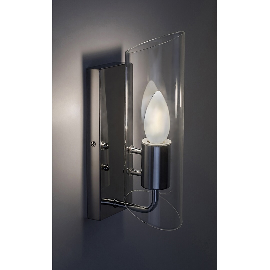 Rabalux - Aplique de baño 1xE14/12W/230V IP44 cromo