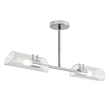 Rabalux - Lámpara colgante de baño 2xE14/12W/230V IP44 cromo