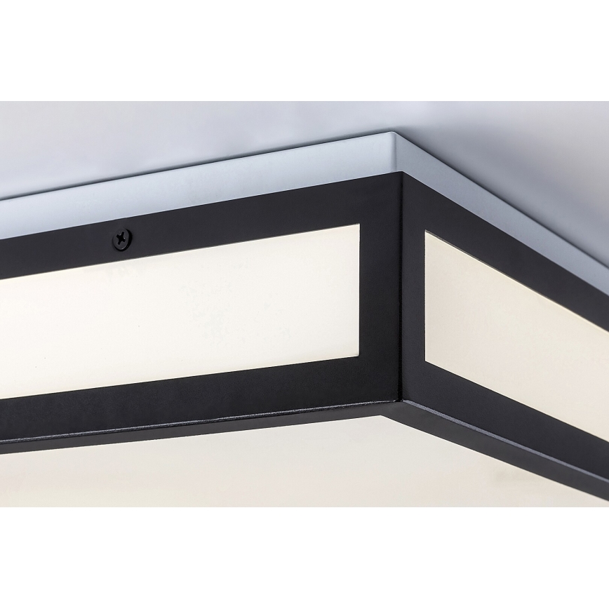 Rabalux - Plafón LED para cuarto de baño LED/24W/230V IP44 4000K 40x40 cm negro