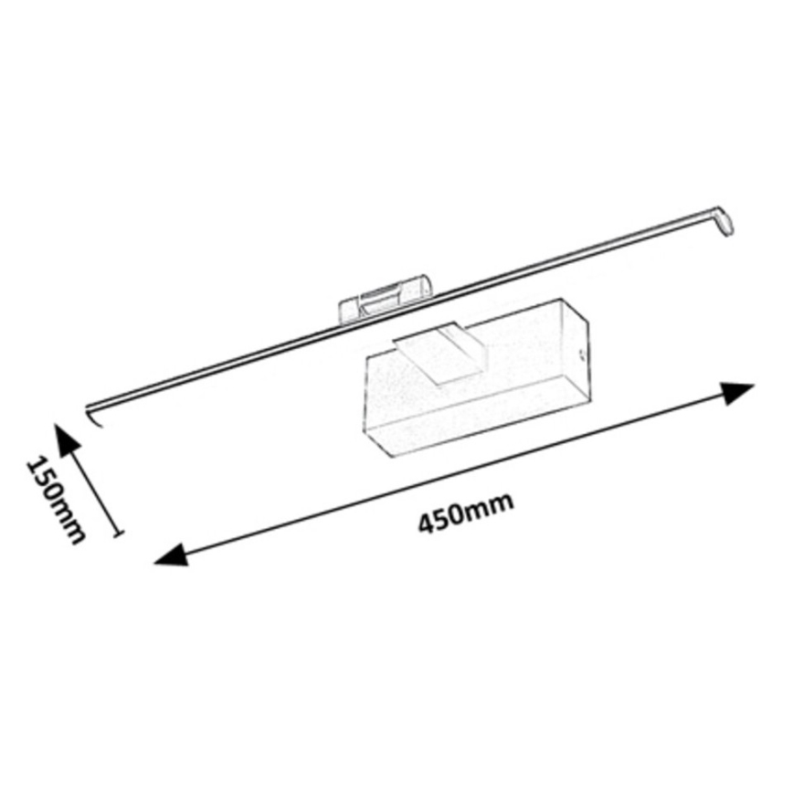 Rabalux - Lámpara LED de cuadro LED/8W/230V 3000K 45 cm