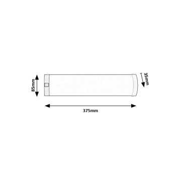 Rabalux 78053 - Lámpara LED bajo mueble de cocina SOFT LED/5W/230V 4000K cromo