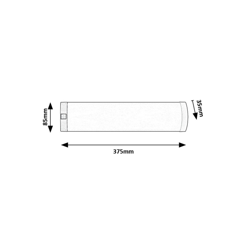 Rabalux 78053 - Lámpara LED bajo mueble de cocina SOFT LED/5W/230V 4000K cromo