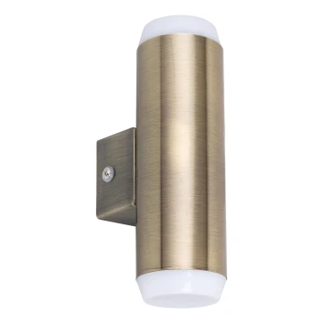 Rabalux - Aplique LED para exterior 2xLED/4W/230V IP44 bronce