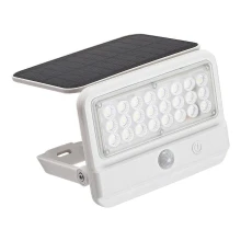 Rabalux - Aplique LED solar con sensor LED/7W/3,7V IP54 blanco