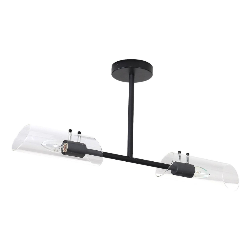 Rabalux - Lámpara colgante de baño 2xE14/12W/230V IP44 negro