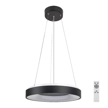 Rabalux - Lámpara de araña LED regulable LED/38W/230V 3000-6500K negro + control remoto