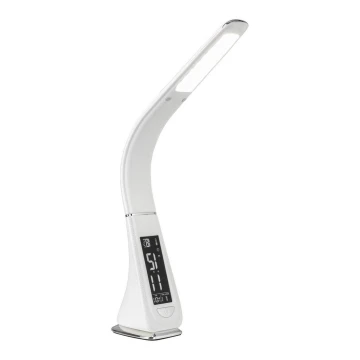 Rabalux - Lámpara de mesa táctil LED regulable con pantalla LED/5W/230V blanco