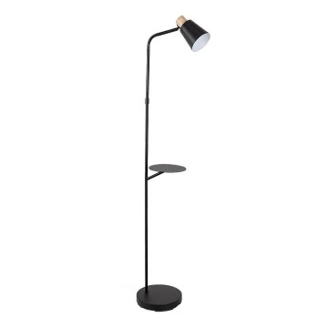 Rabalux - Lámpara de pie con estante 1xE27/40W/230V negro