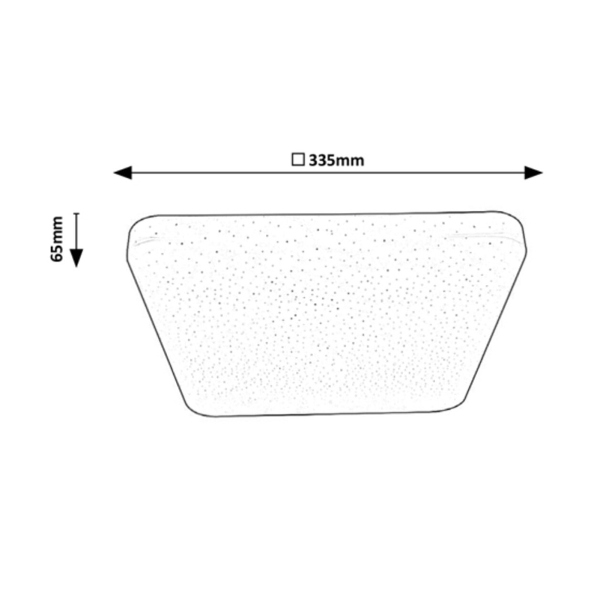 Rabalux - Lámpara de techo LED LED/18W/230V