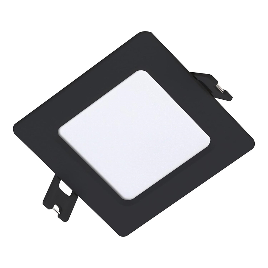 Rabalux - Lámpara empotrable LED LED/3W/230V 9x9 cm negro