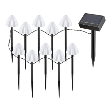 Rabalux - Lámpara solar LED 10xLED/0,2W/1,2V IP44