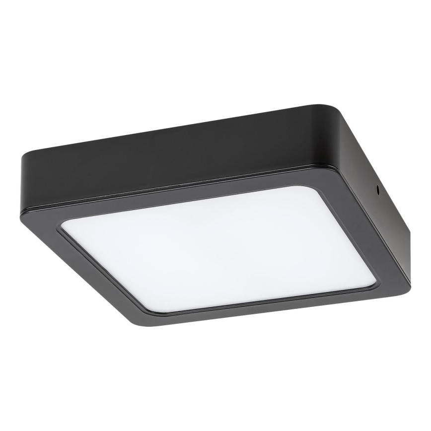 Rabalux - Plafón LED LED/24W/230V 4000K 22x22 cm negro