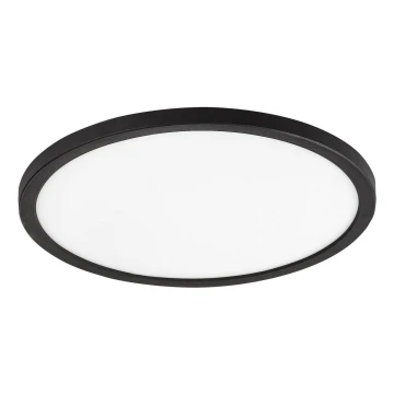 Rabalux - Plafón LED LED/36W/230V 3000/4000/6000K diá. 50 cm negro