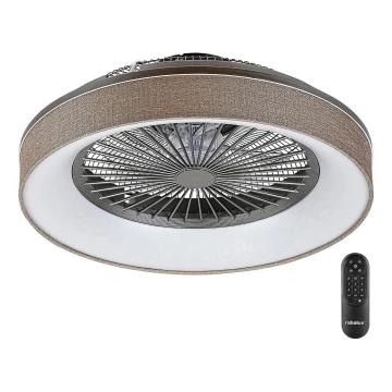 Rabalux - Plafón LED regulable con ventilador LED/35W/230V 3000-6000K + mando a distancia