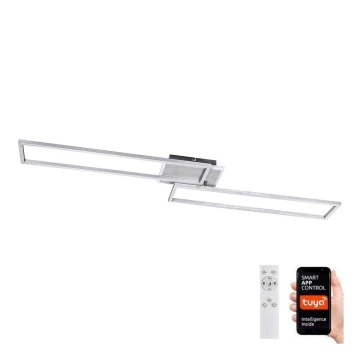 Rabalux - Plafón LED regulable LED/40W/230V 2700-6500K Wi-Fi Tuya cromo mate + control remoto