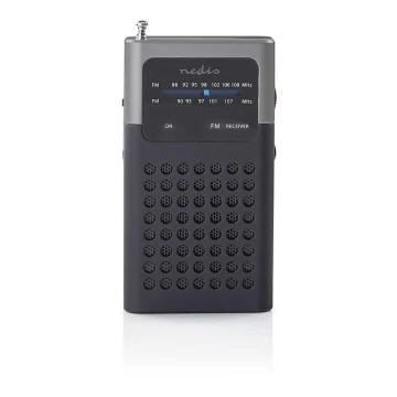 Radio FM de bolsillo 1,5W/2xAAA