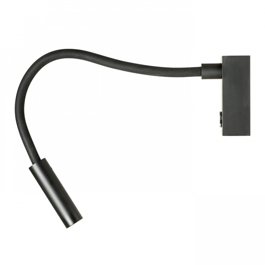 RED - Design Rendl - R10541 - Lámpara LED flexible AIM LED/3W/230V negro