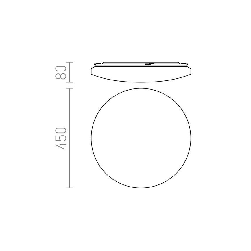 RED - Design Rendl - R12433 - Plafón LED SEMPRE LED/36W/230V redondo