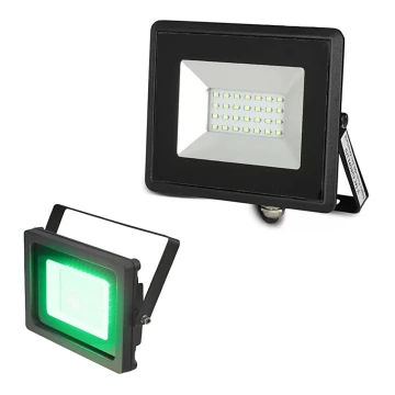 Reflector LED LED/20W/230V IP65 luz verde