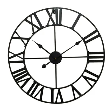 Reloj de pared 1xAA diámetro 60 cm negro