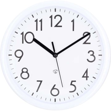 Reloj de pared diá. 22 cm 1xAA blanco