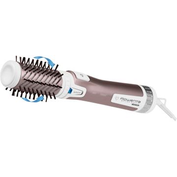 Rowenta - Cepillo de pelo giratorio PREMIUM CARE 1000W/230V rosa/blanco