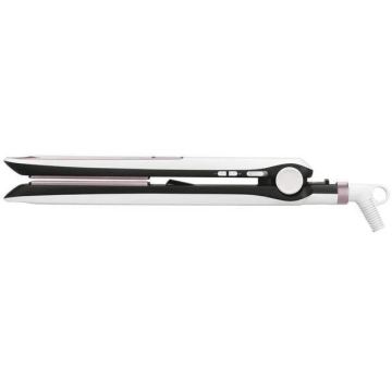 Rowenta - Plancha de pelo con pantalla LCD PREMIUM CARE 32W/230V rosa/blanco