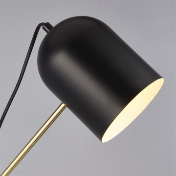 Searchlight - Lámpara de pie ODYSSEY 1xE27/7W/230V negro