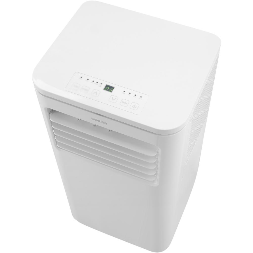 Sencor - Aire acondicionado móvil inteligente 3en1 con accesorios completos 760W/230V 7000BTU Wi-Fi + control remoto