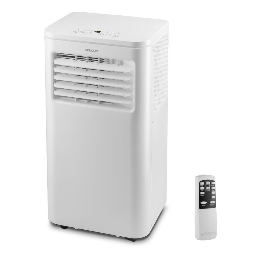 Sencor - Aire acondicionado móvil inteligente 3en1 con accesorios completos 760W/230V 7000BTU Wi-Fi + control remoto