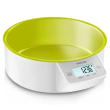 Sencor - Balanza de cocina digital 2xAAA blanco/verde