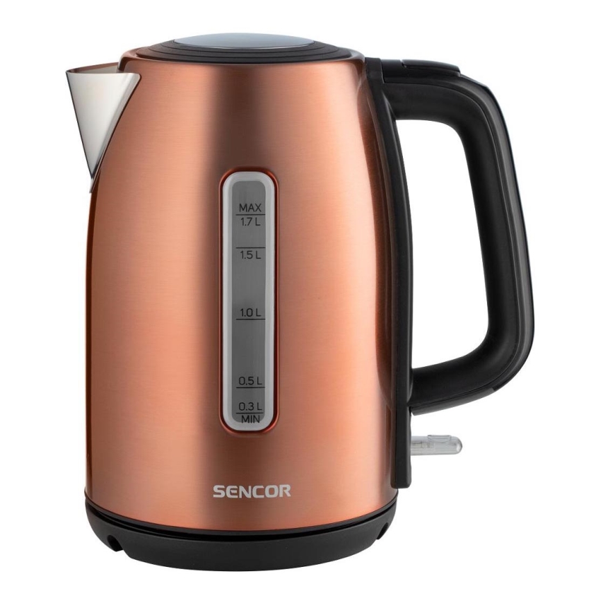 Sencor - Hervidor 1,7 l 2200W/230V cobre