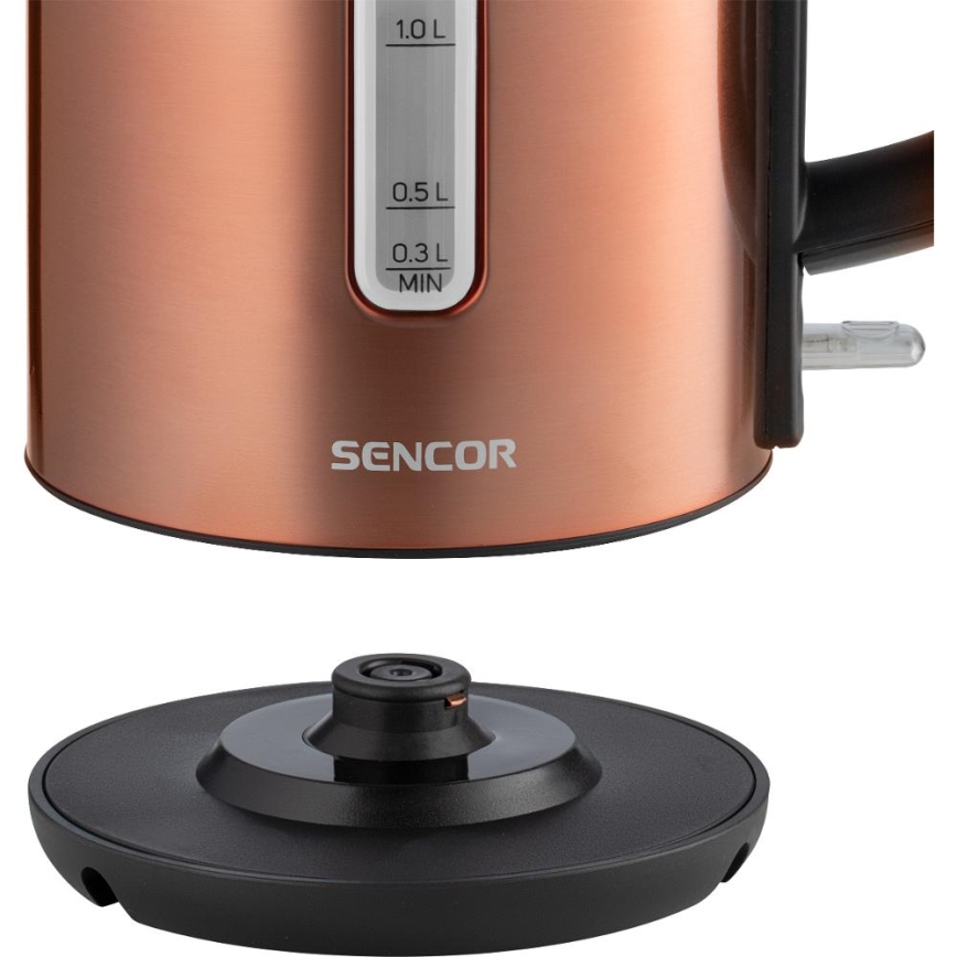 Sencor - Hervidor 1,7 l 2200W/230V cobre