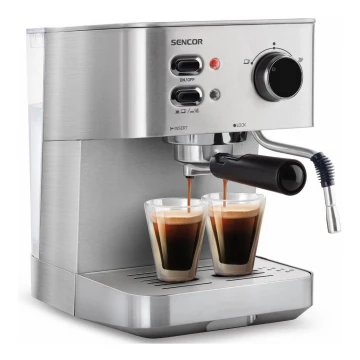 Sencor - Máquina de café de palanca espresso/cappuccino 1050W/230V