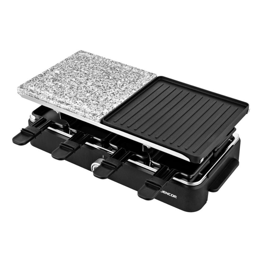 Sencor - Raclette grill con accesorios 1400W/230V