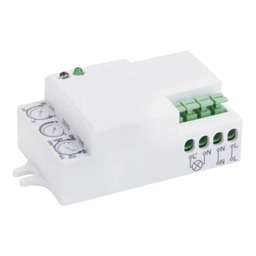 Sensor de movimiento de microondas MW B 360° 1200W/230V blanco