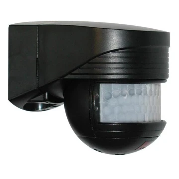Sensor de movimiento para exterior LC-CLICK 140° IP44 negro