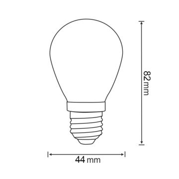 SET 2x Bombilla LED PARTY E27/0,3W/36V morada