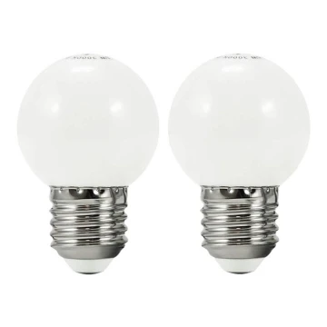 SET 2x bombilla LED PARTY E27/0,5W/36V blanco