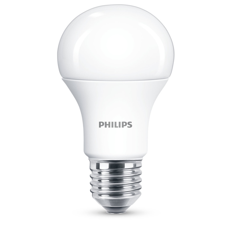 Philips 2x Bombilla LED 75W A60 E27 Luz Blanca Cálida 2700K