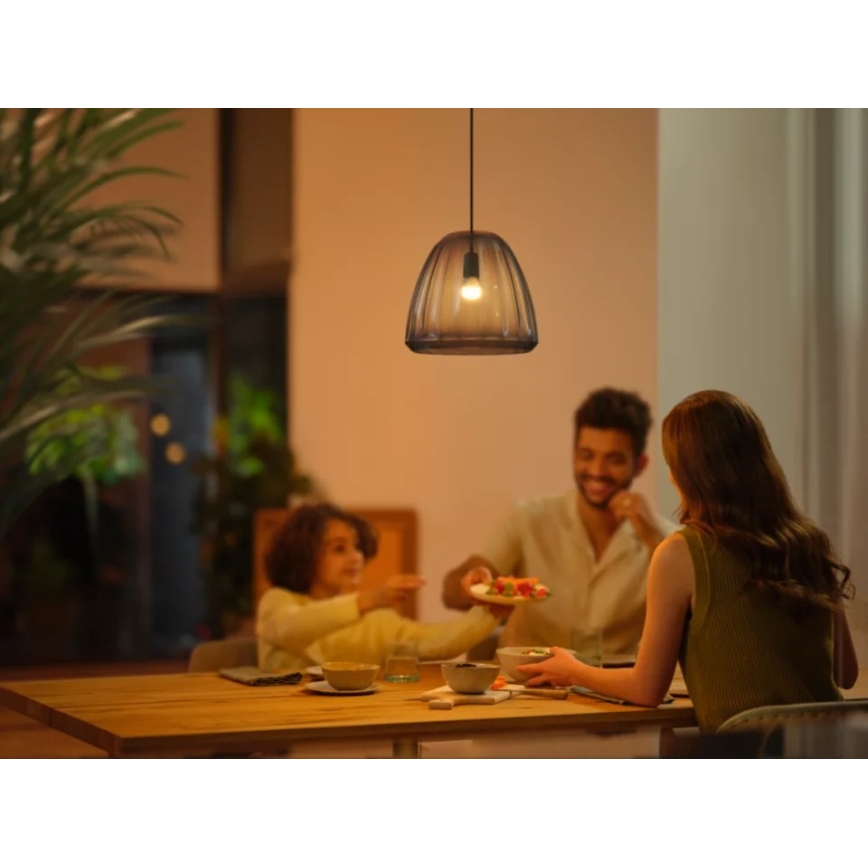 SET 2x Bombilla LED regulable Philips Hue WHITE AMBIANCE P45 E14/5,1W/230V 2200-6500K